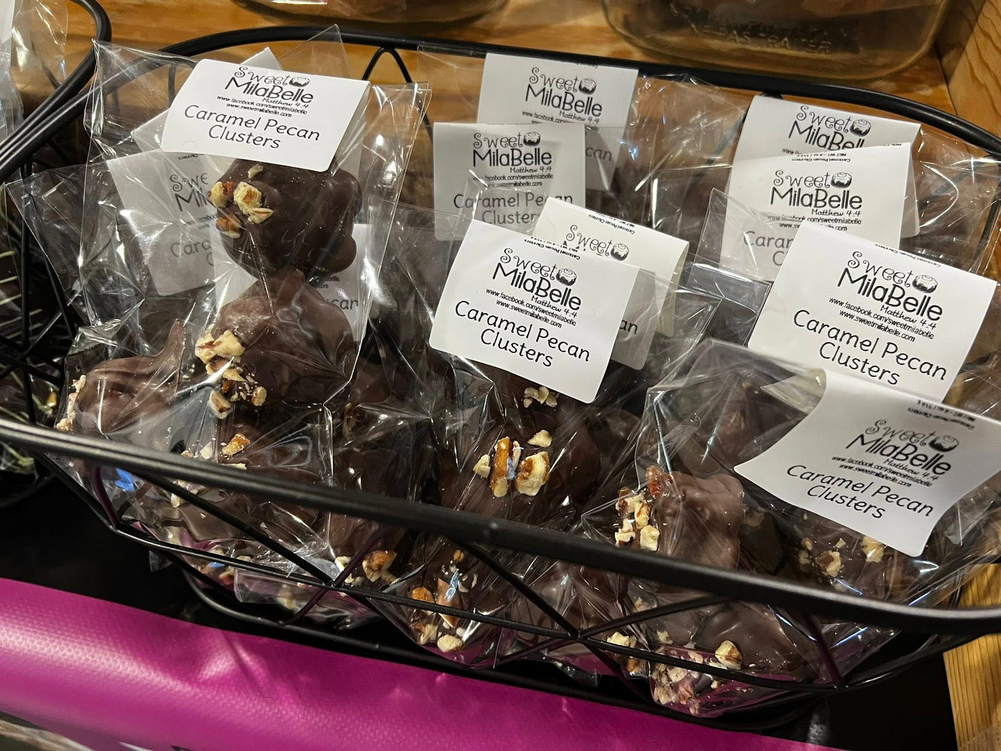 Caramel Pecan Clusters