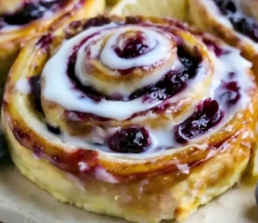 Lemon Blueberry Sweet Roll